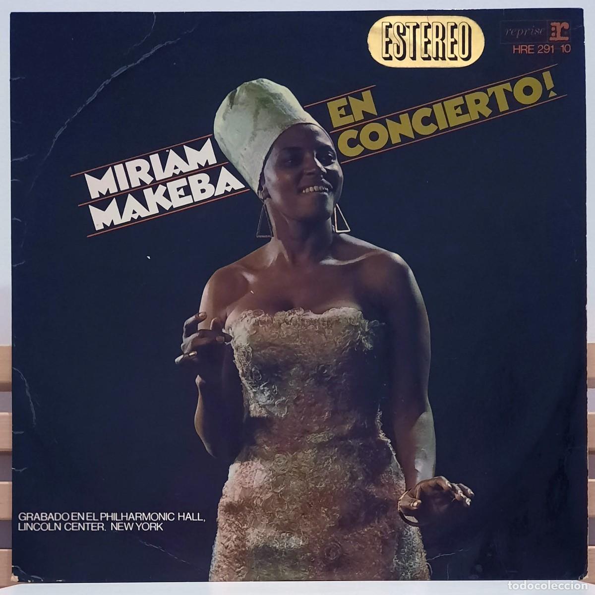 Discos de vinilo: MIRIAM MAKEBA &middot;&middot;&middot; En concierto! - (LP) - Foto 1