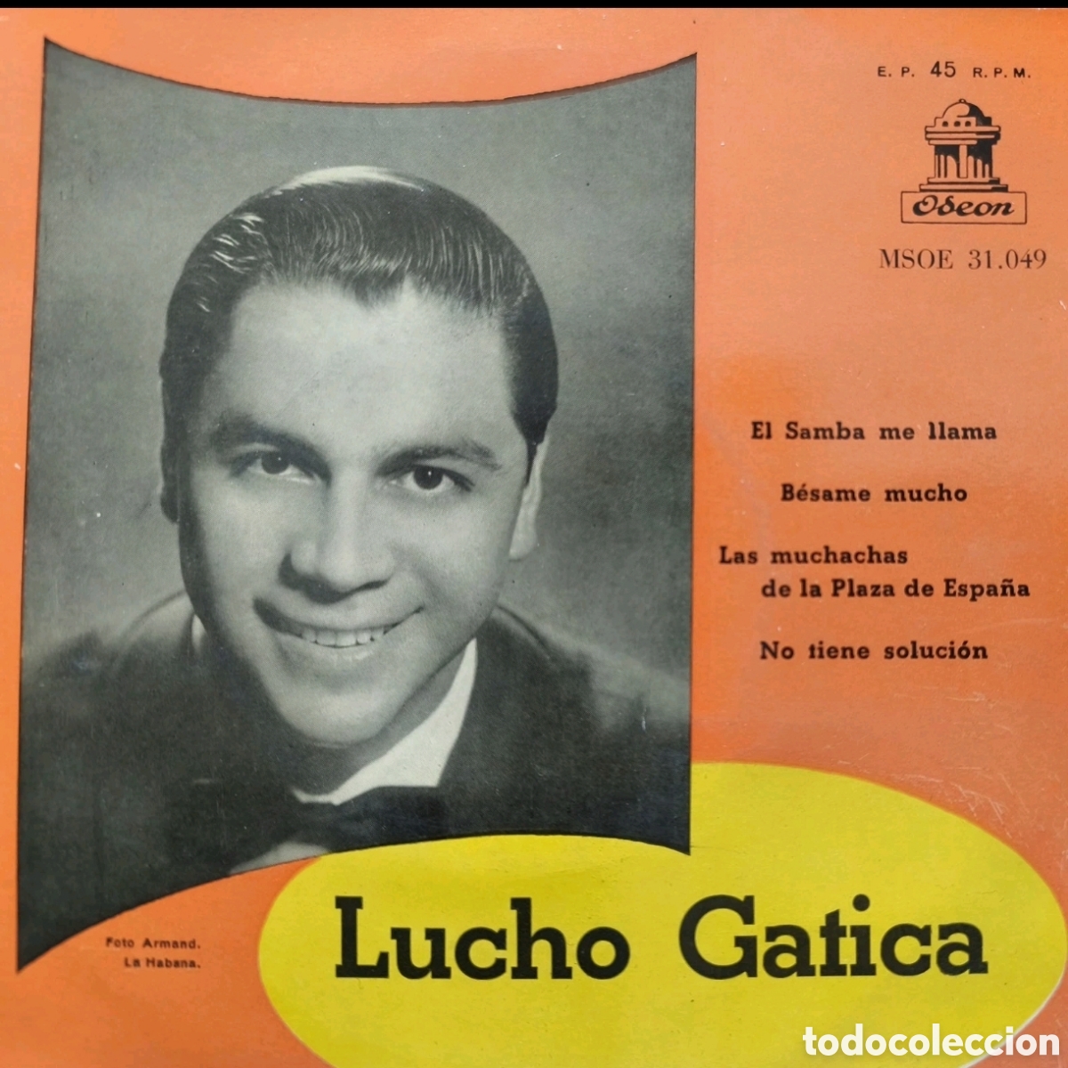 Discos de vinilo: Lucho Gatica &laquo;El Rey del Bolero&raquo; - Foto 1