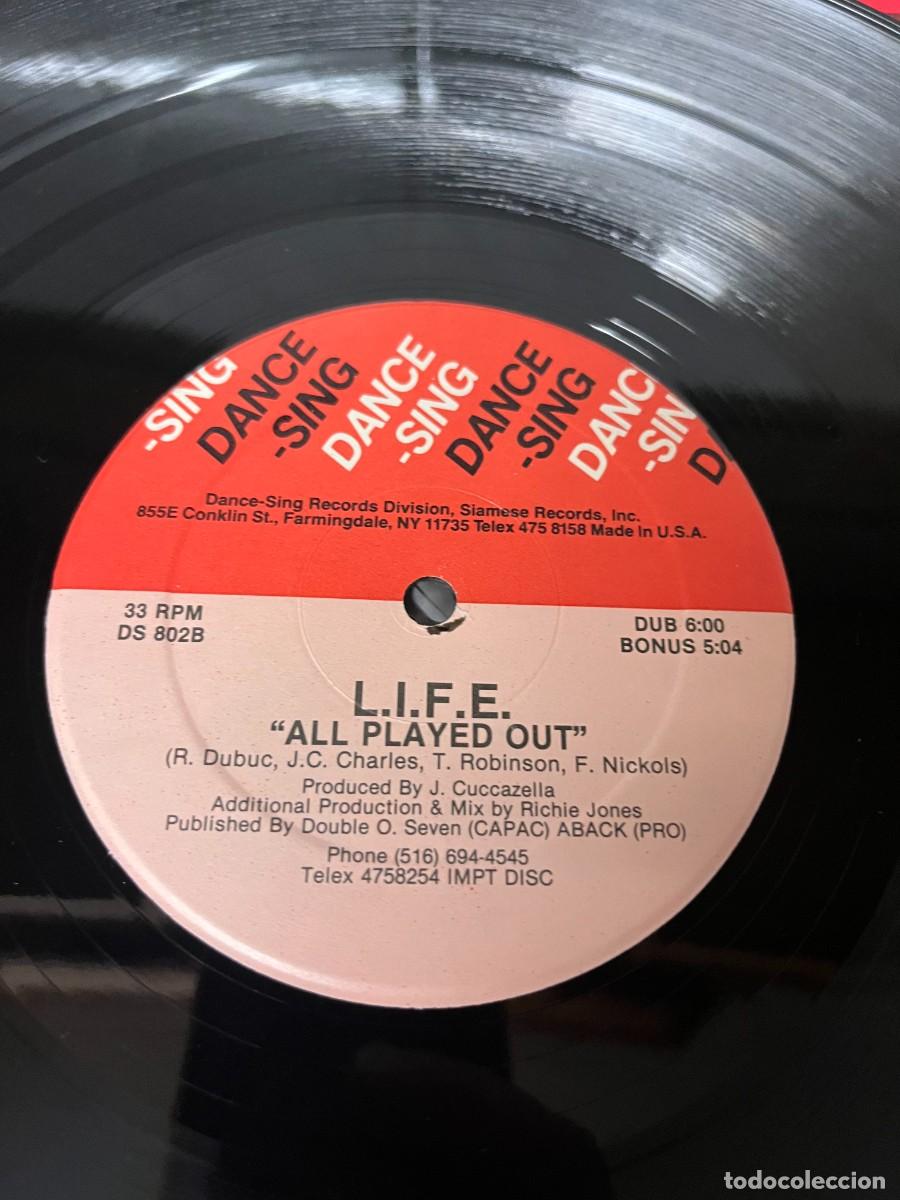 Discos de vinilo: L.I.F.E. &lrm;&ndash; All Played Out - Foto 3
