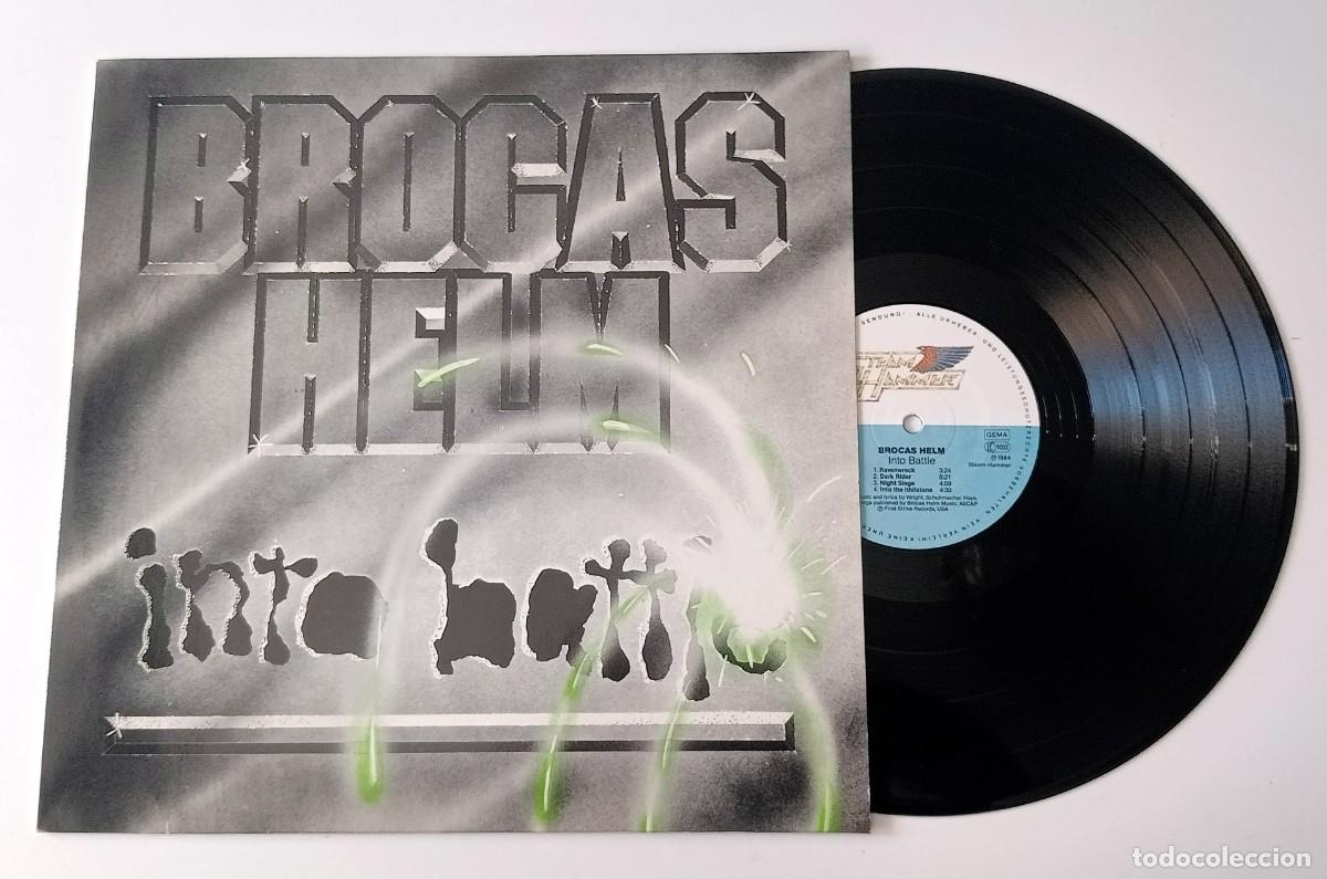 Discos de vinilo: LP BROCAS HELM - INTO BATTLE - Foto 3