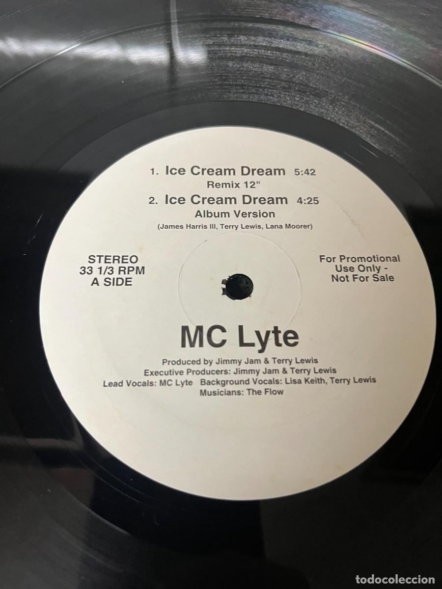 Discos de vinilo: MC Lyte Ice Cream Dream - Foto 3