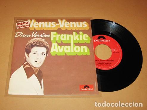 Discos de vinilo: FRANKIE AVALON - VENUS - VENUS (VERSION DISCO) - SINGLE - 1976 - TEMAZO DISCO - Foto 1