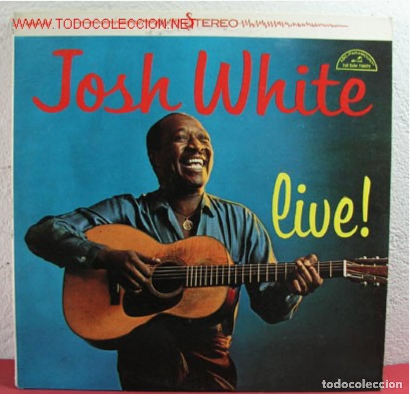 Discos de vinilo: JOSH WHITE, LIVE! - US 1961 LP ABC PARAMOUNT - Foto 1