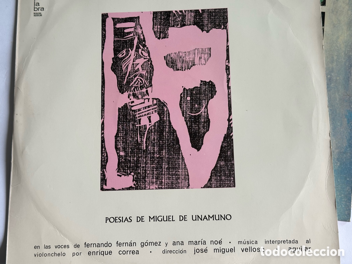 Discos de vinilo: Poes&iacute;as de Miguel de Unamuno - Foto 2
