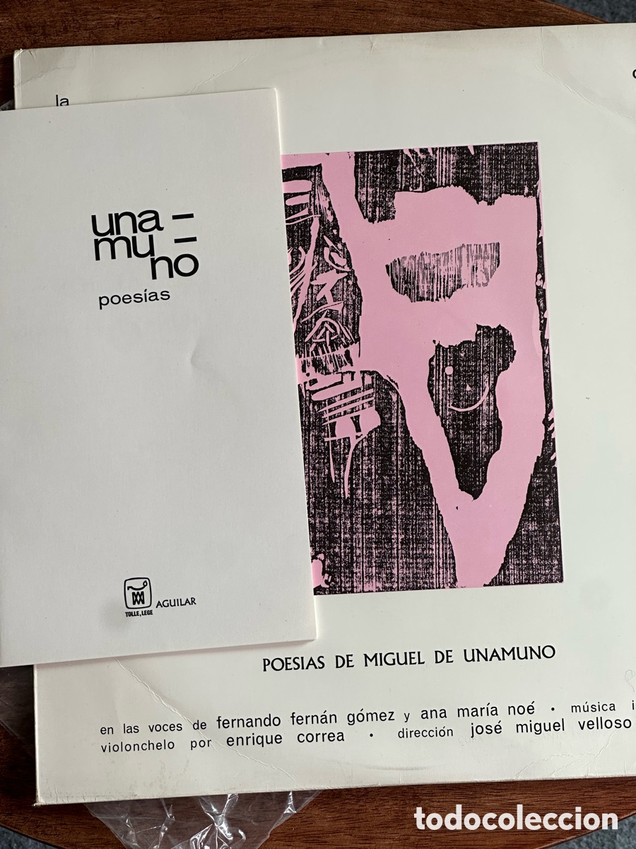 Discos de vinilo: Poes&iacute;as de Miguel de Unamuno - Foto 3
