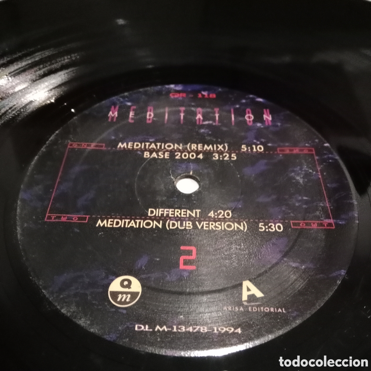 Discos de vinilo: NACHO DIVISION - MEDITATION - MAXI-SINGLE 12&rdquo; - Foto 5