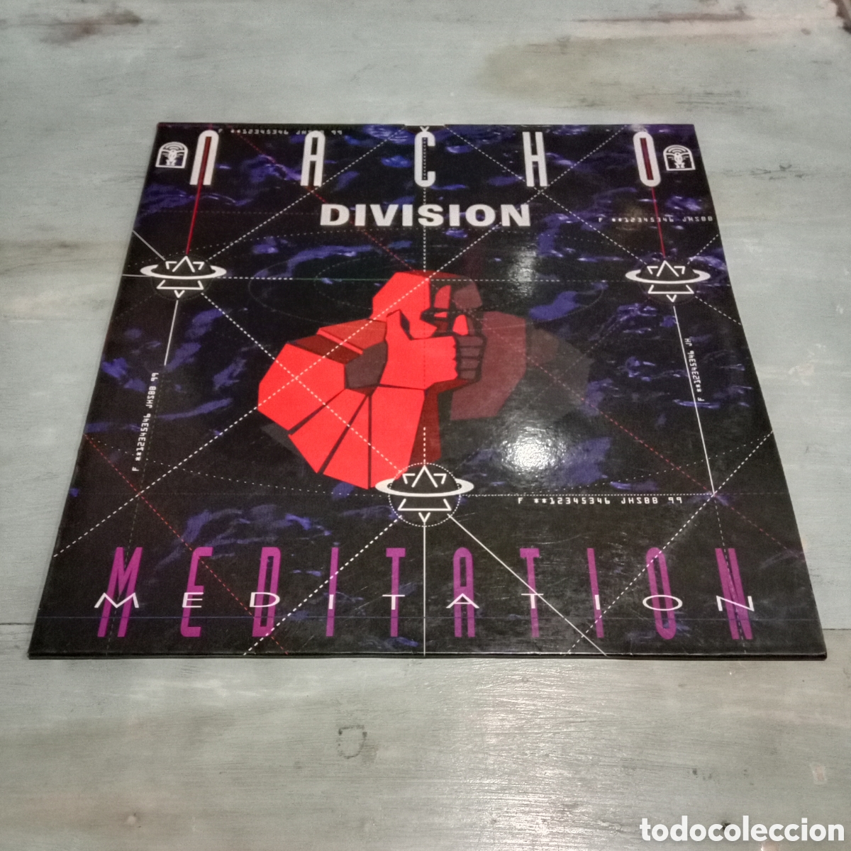 Discos de vinilo: NACHO DIVISION - MEDITATION - MAXI-SINGLE 12&rdquo; - Foto 1