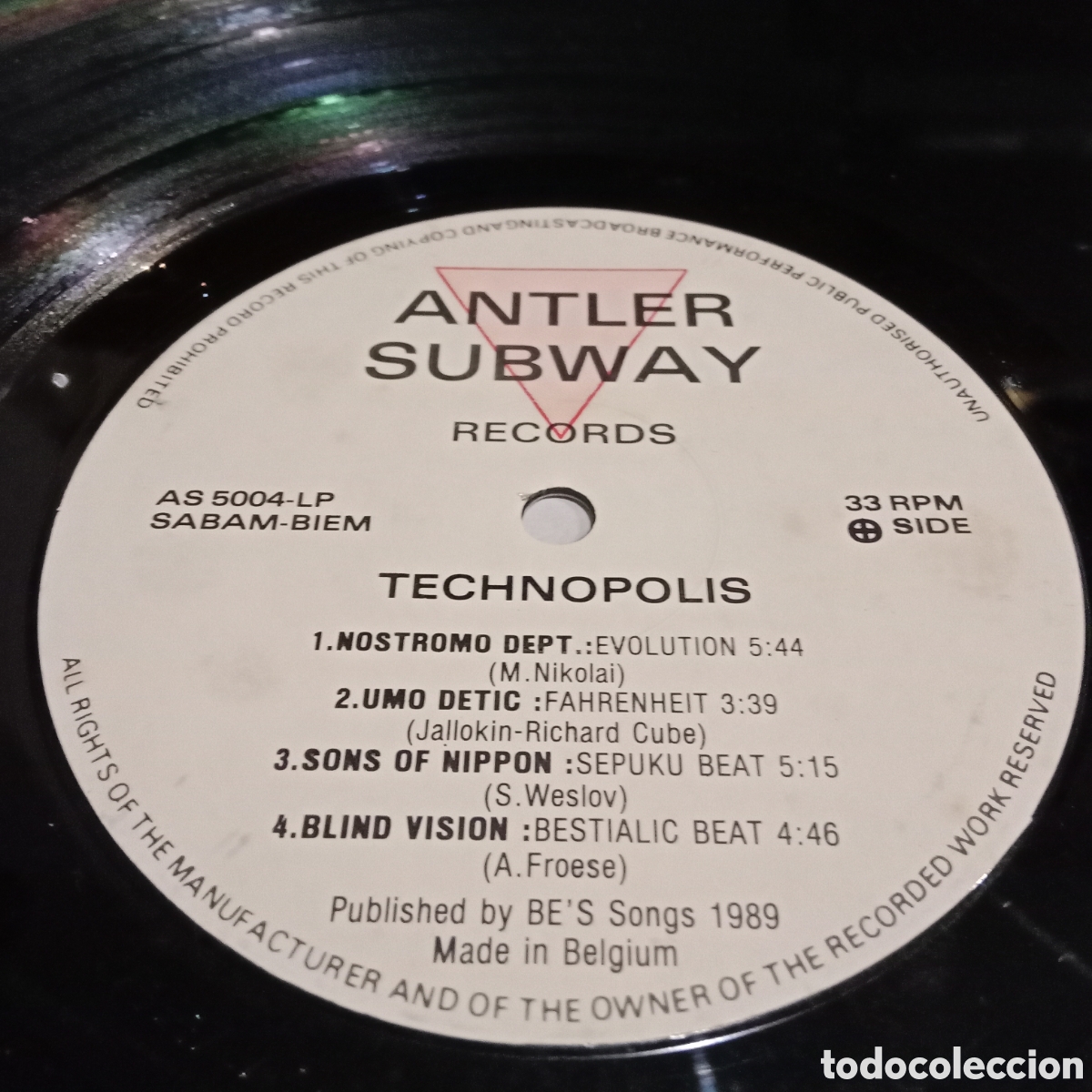 Discos de vinilo: VARIOS - TECHNOPOLIS - LP - Foto 3