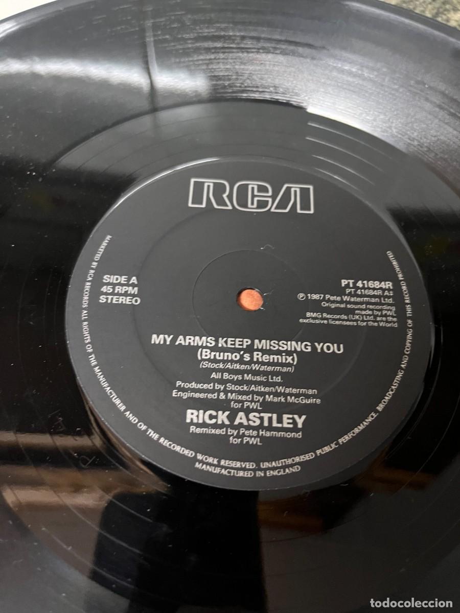 Discos de vinilo: Rick Astley My Arms Keep Missing You (Brunos Mix) - Foto 4