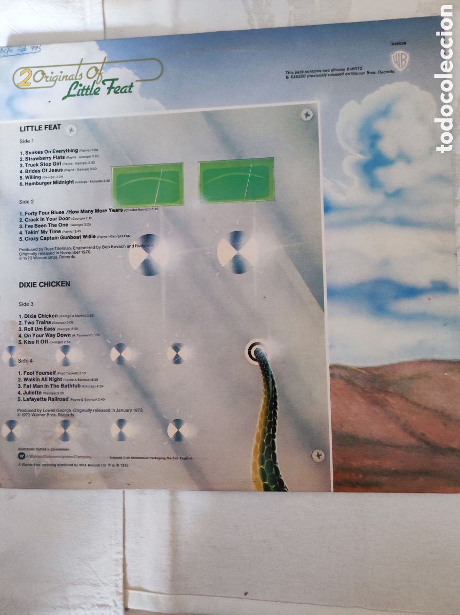 Discos de vinilo: LITTLE FEAT - LITTLE FEAT / DIXIE CHICKEN - Foto 2