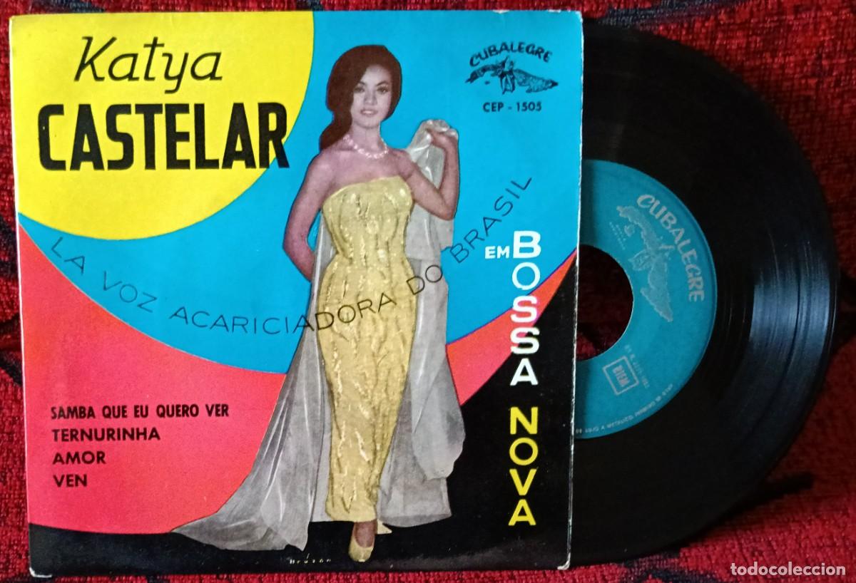 Discos de vinilo: KATYA CASTELAR ** En Bossa-Nova ** VINILO SINGLE EP 1963 - Foto 1