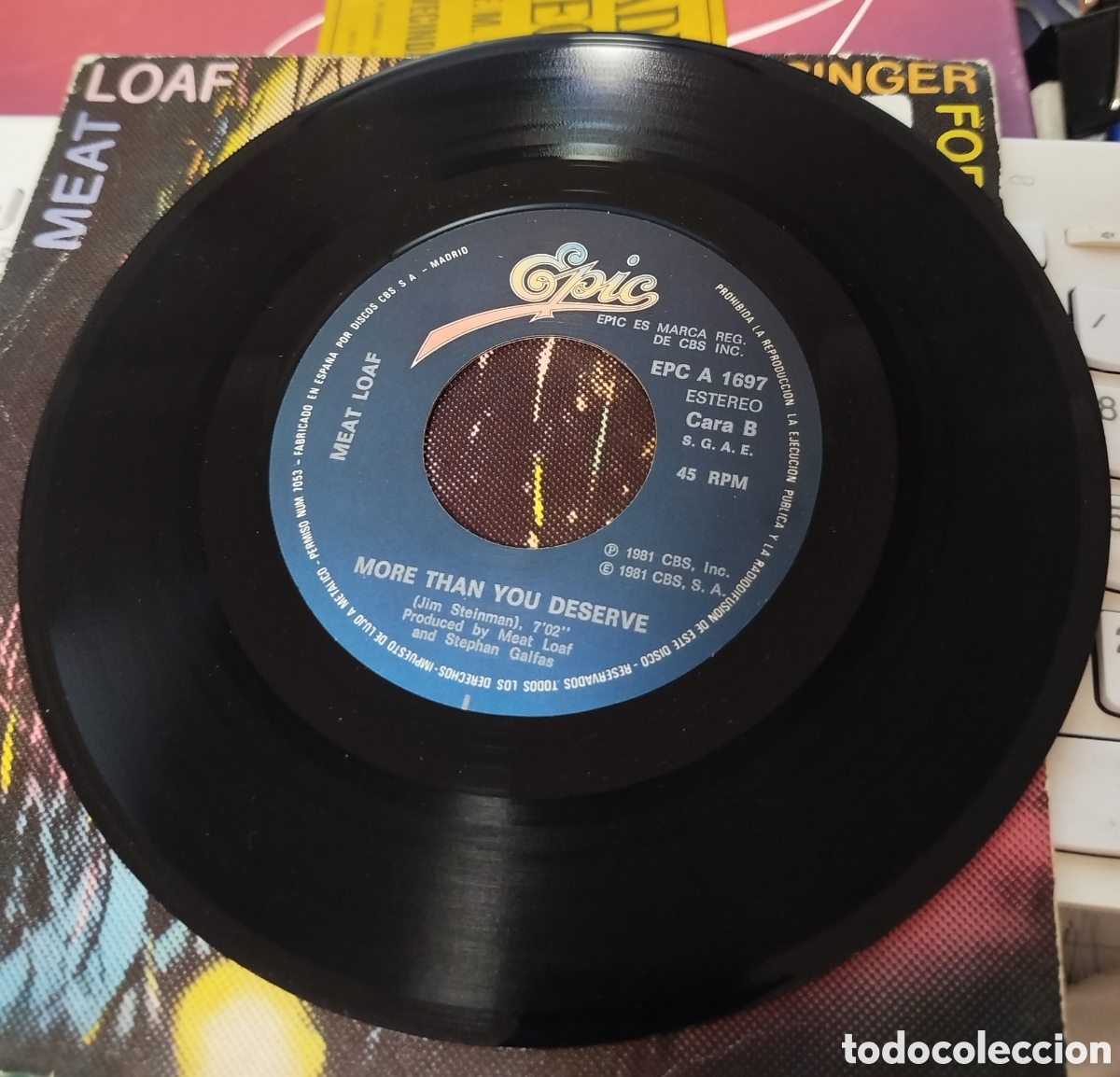 Discos de vinilo: Meat Loaf - dead ringer for love - Foto 2