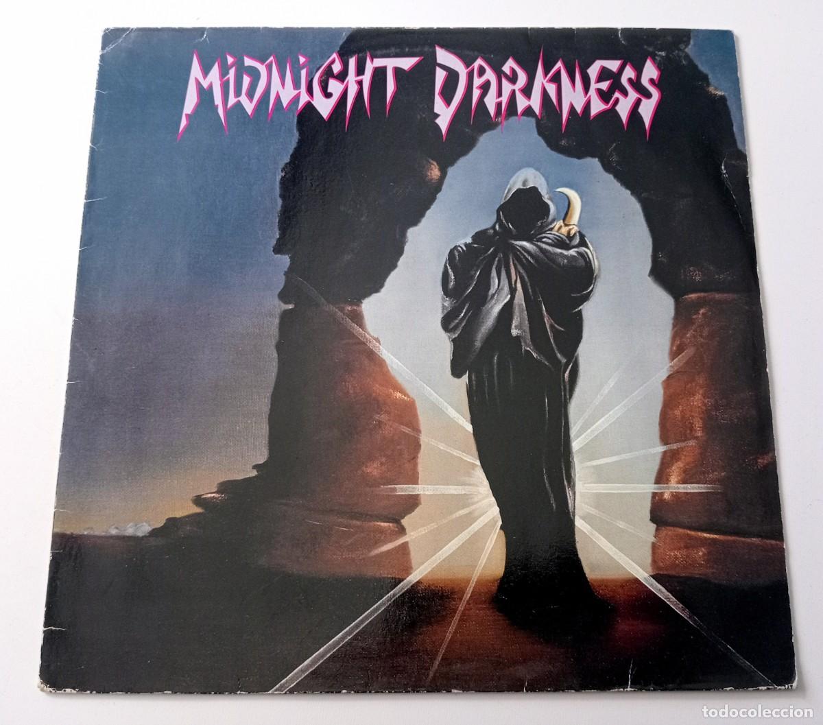 Discos de vinilo: LP MIDNIGHT DARKNESS - HOLDING THE NIGHT - Foto 1