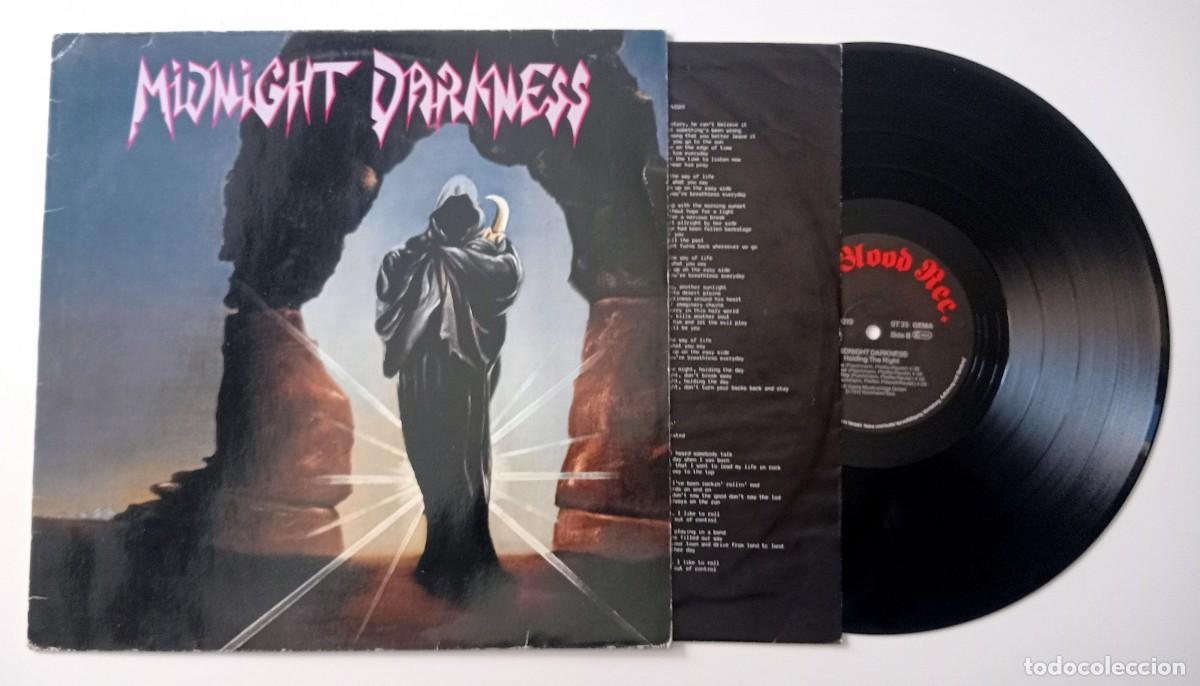 Discos de vinilo: LP MIDNIGHT DARKNESS - HOLDING THE NIGHT - Foto 3