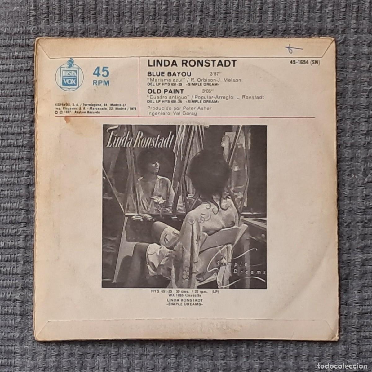Discos de vinilo: LINDA RONSTADT &ndash; BLUE BAYOU - Foto 2