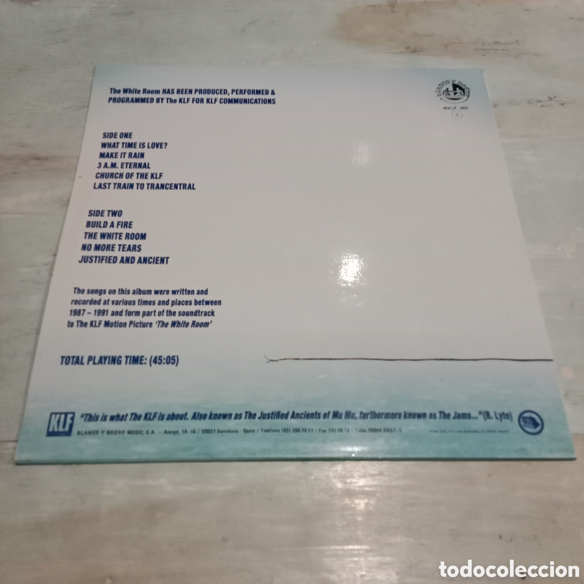 Discos de vinilo: THE KLF - THE WHITE ROOM - LP - Foto 2