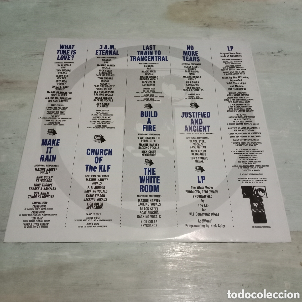Discos de vinilo: THE KLF - THE WHITE ROOM - LP - Foto 4