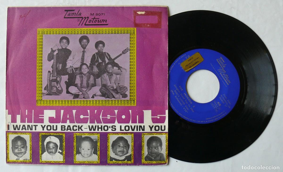 Discos de vinilo: The Jackson 5 - I want you back - Single - Foto 1
