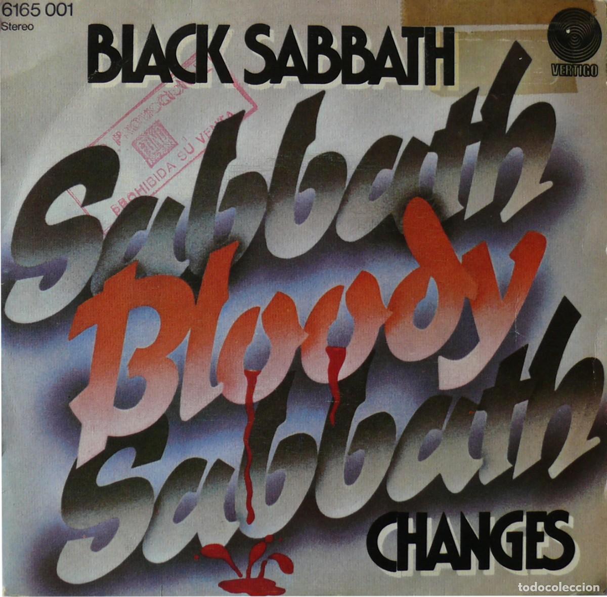 Discos de vinilo: Black Sabbath - Sabbath bloode Sabbath - Single - Foto 1
