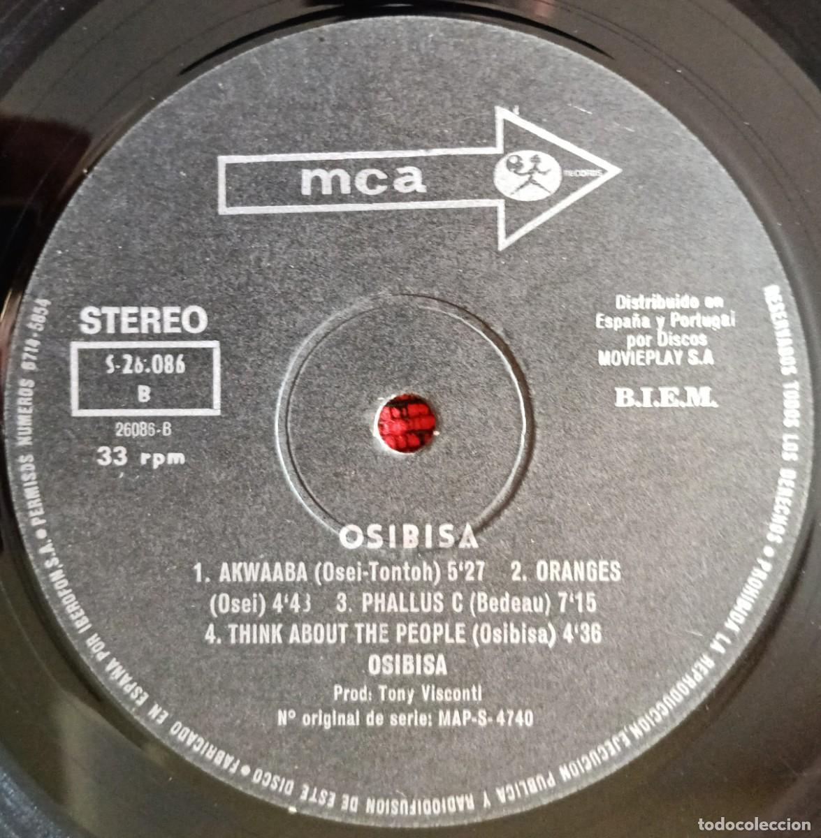 Discos de vinilo: OSIBISA ** Osibisa ** VINILO LP 1971 - Foto 4