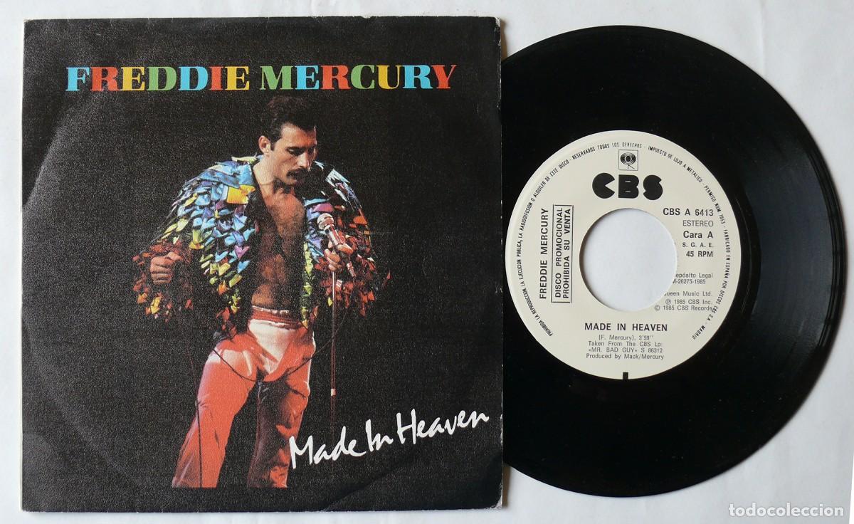 Discos de vinilo: Freddie Mercury - Made in heaven - Single - Foto 1