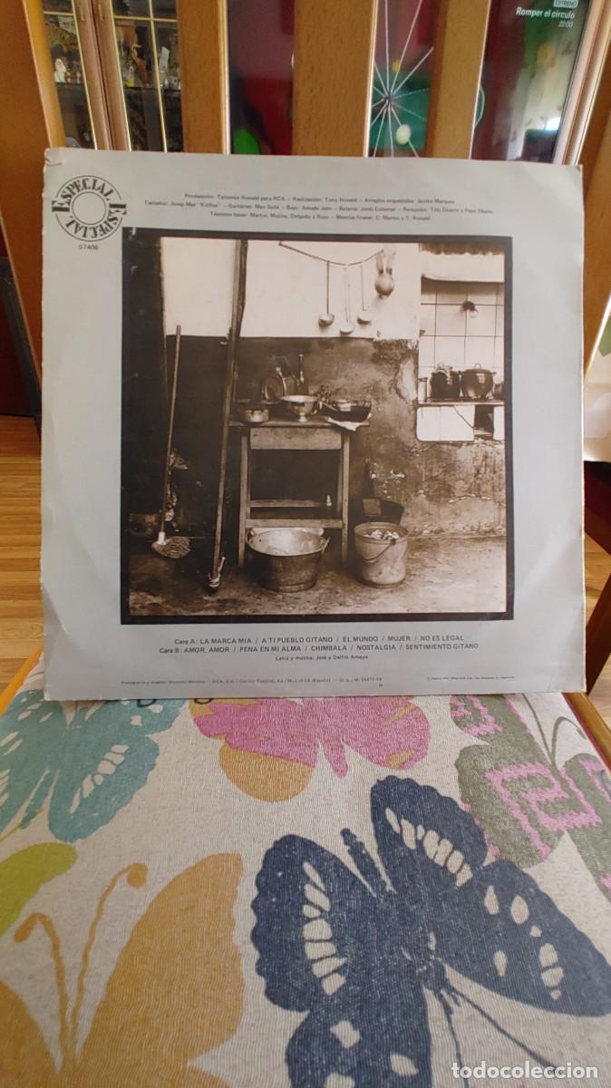 Discos de vinilo: LOS AMAYA-LP SENTIMIENTO GITANO - Foto 2