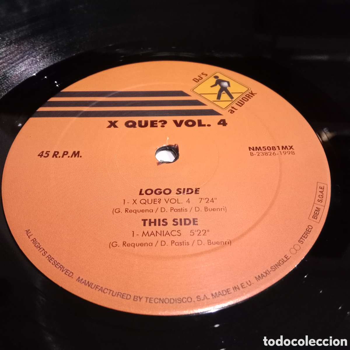 Discos de vinilo: XQUE? - VOL. 4 - MAXI-SINGLE 12&rdquo; - Foto 4