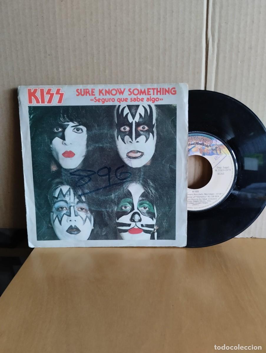 Discos de vinilo: KISS ---- SURE KNOW SOMETHING - Foto 1