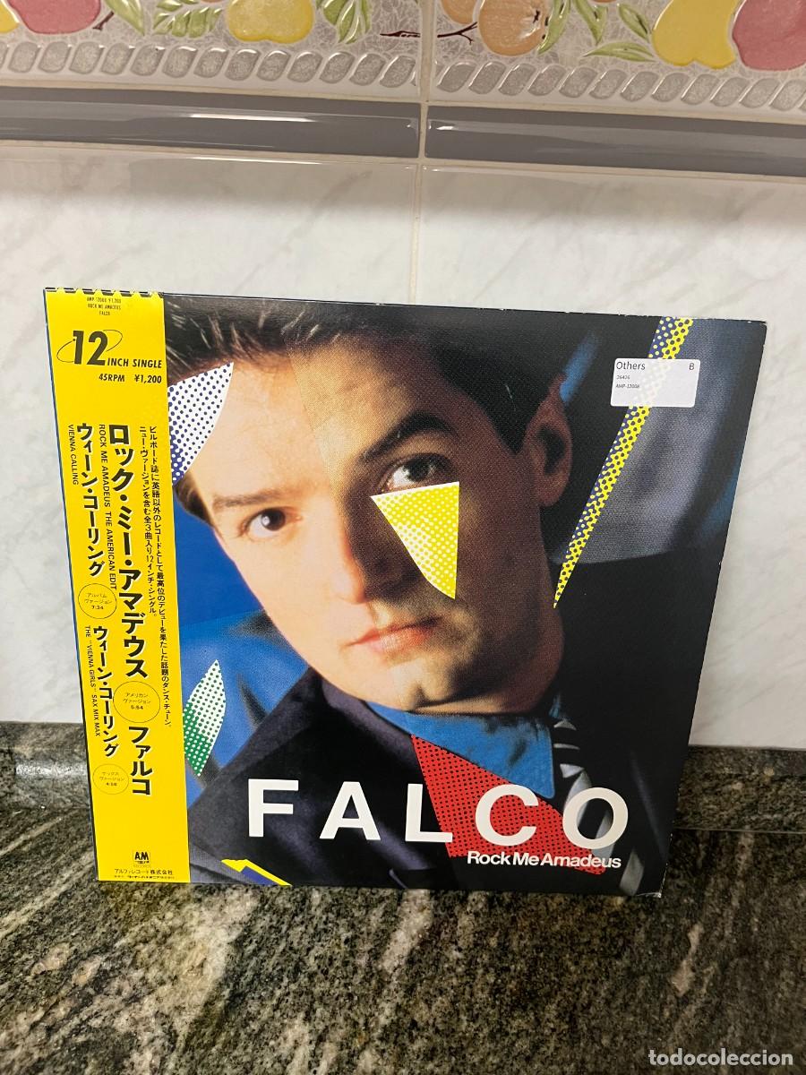 Discos de vinilo: Falco Rock Me Amadeus / Vienna Calling - Foto 1
