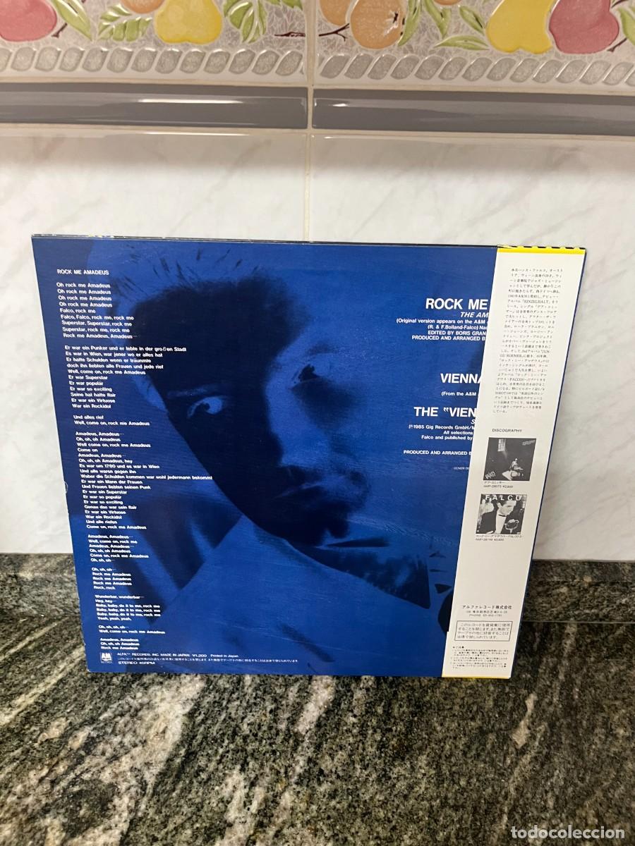 Discos de vinilo: Falco Rock Me Amadeus / Vienna Calling - Foto 2