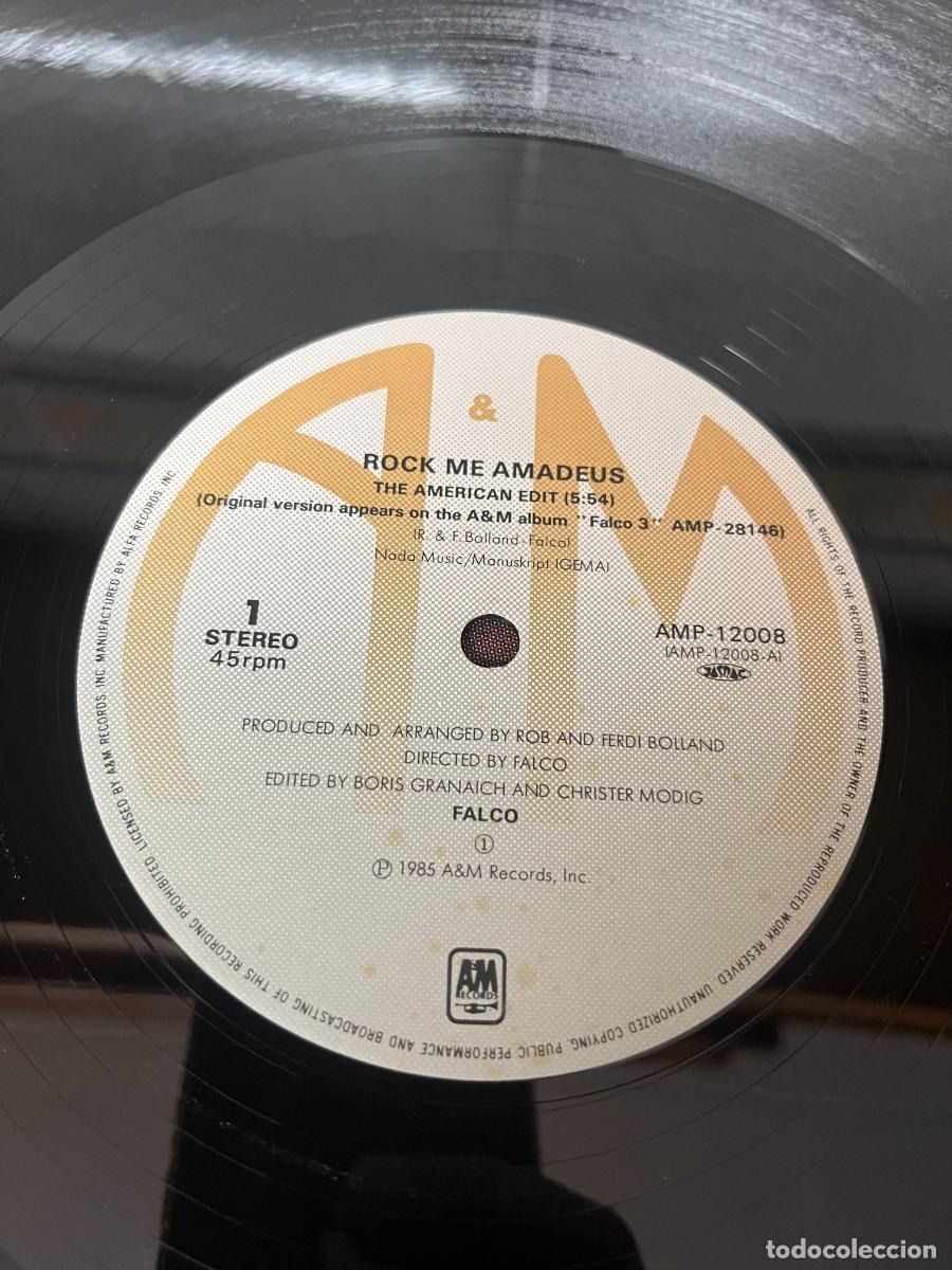 Discos de vinilo: Falco Rock Me Amadeus / Vienna Calling - Foto 4
