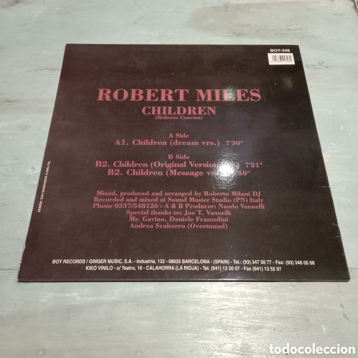 Discos de vinilo: ROBERT MILES - CHILDREN - MAXI-SINGLE 12&rdquo; - Foto 2
