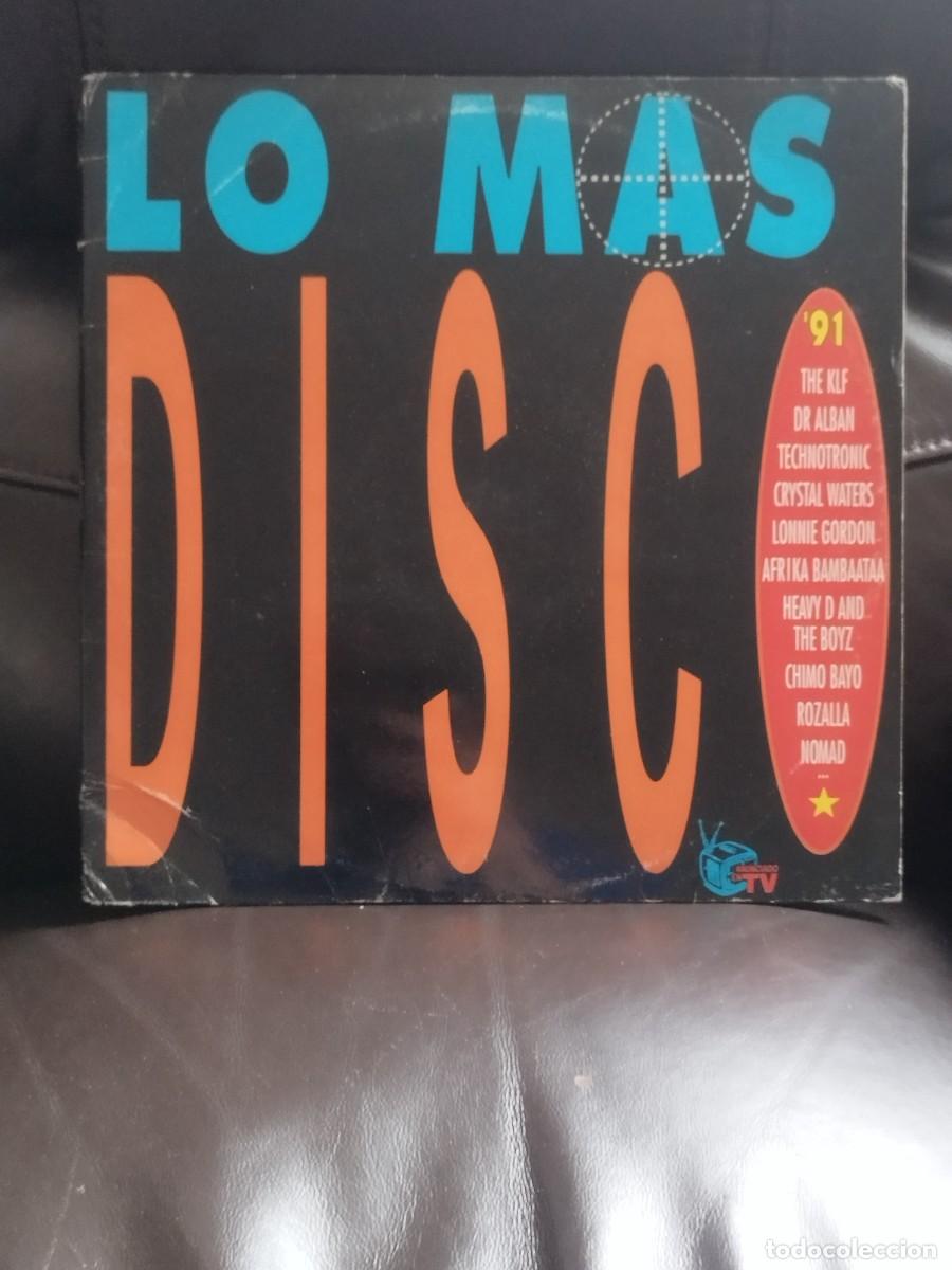 Discos de vinilo: Various &ndash; Lo + Mas Disco 91. Doble vinilo. - Foto 1