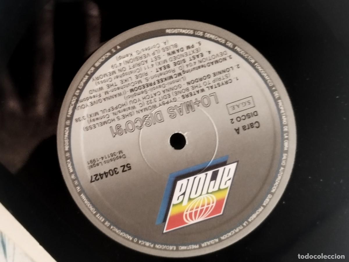 Discos de vinilo: Various &ndash; Lo + Mas Disco 91. Doble vinilo. - Foto 4