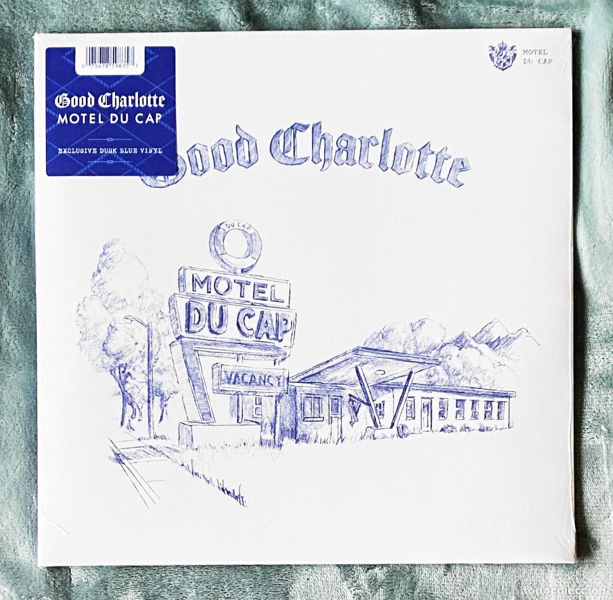 Discos de vinilo: GOOD CHARLOTTE - MOTEL DU CAP 12'' LP GATEFOLD VINILO AZUL CREP&Uacute;SCULO - POP PUNK ROCK ALTERNATIVO