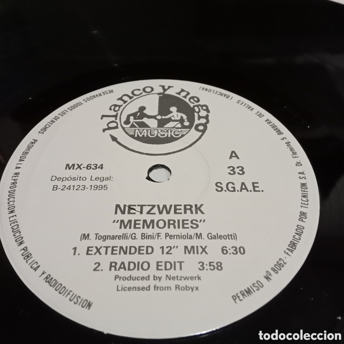 Discos de vinilo: NETZWERK - MEMORIES - MAXI-SINGLE 12&rdquo; - Foto 4