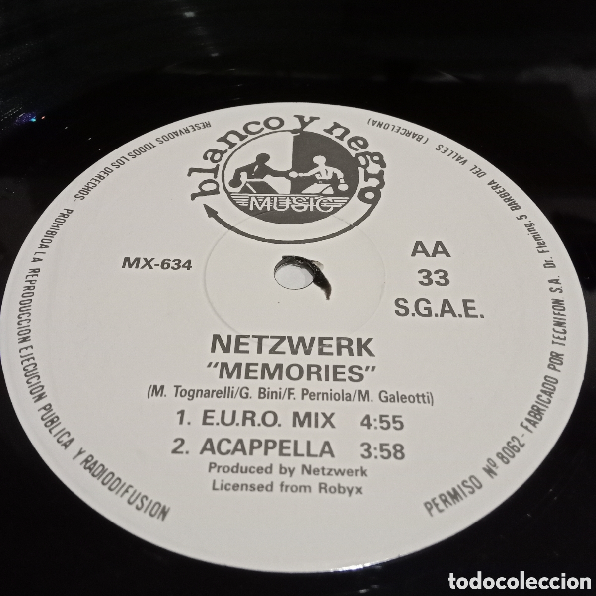 Discos de vinilo: NETZWERK - MEMORIES - MAXI-SINGLE 12&rdquo; - Foto 5