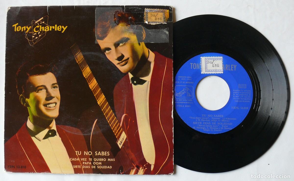 Discos de vinilo: Tony & Charley - Tu no sabes - EP - Foto 1