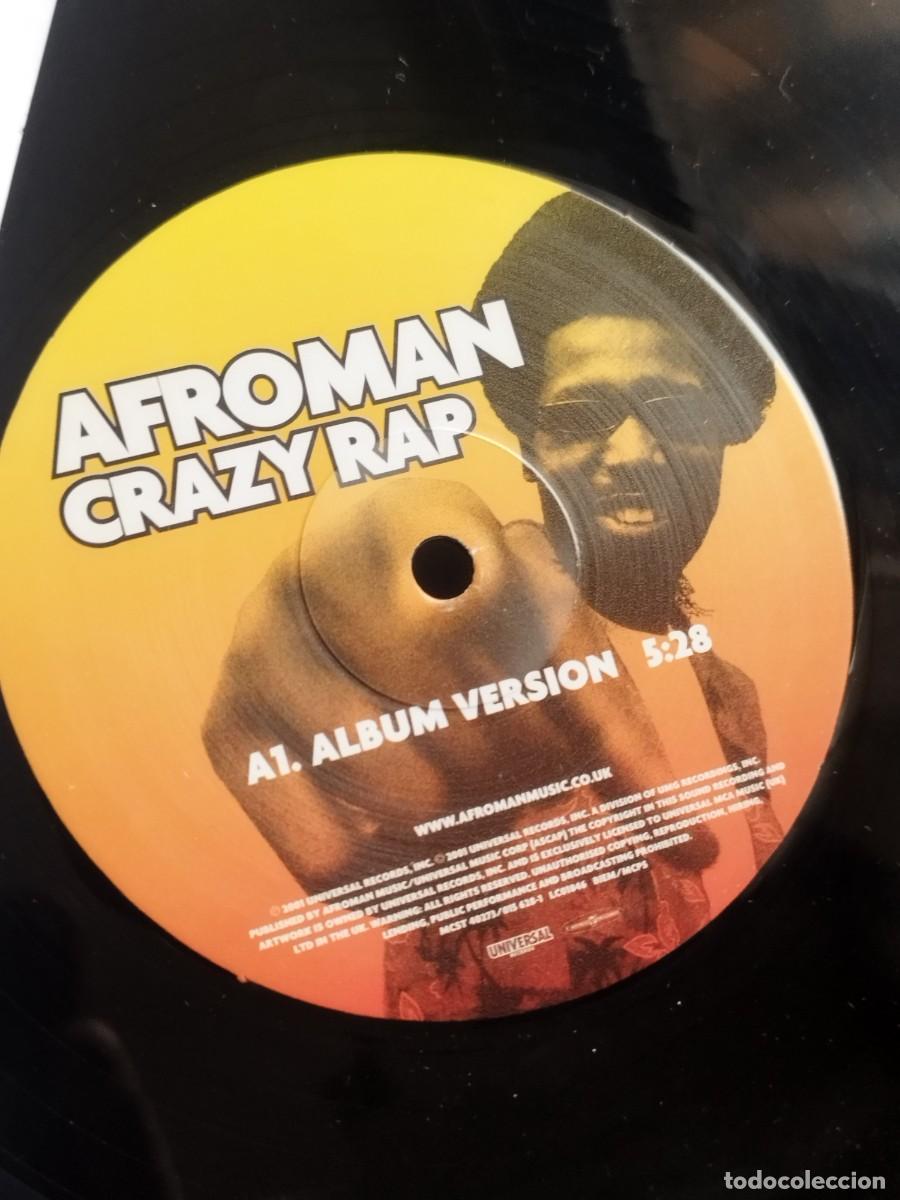 Discos de vinilo: Afroman &ndash; Crazy Rap. Maxi single. - Foto 2