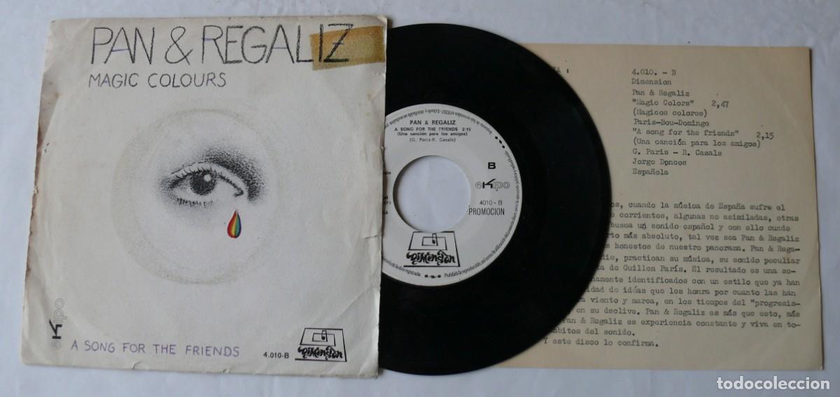 Discos de vinilo: Pan & Regaliz - Magic colours - Single - Foto 1