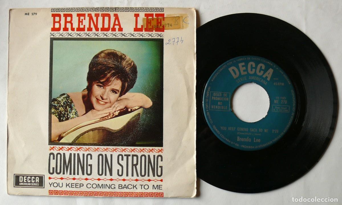 Discos de vinilo: Brenda Lee - Coming on strong - Single - Foto 1