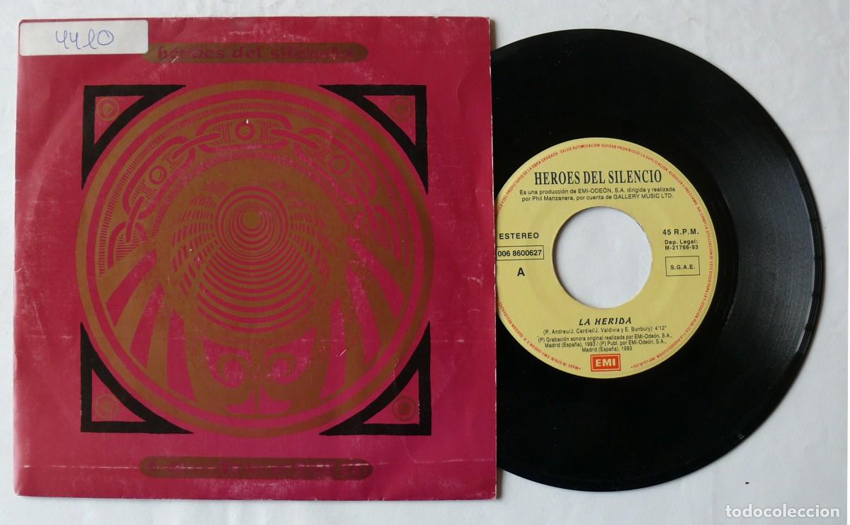 Discos de vinilo: Heroes del Silencio - La herida - Single - Foto 1