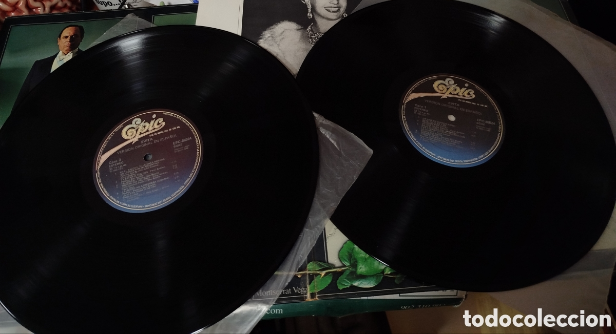 Discos de vinilo: Evita. BSO. Doble LP + libreto - Foto 2