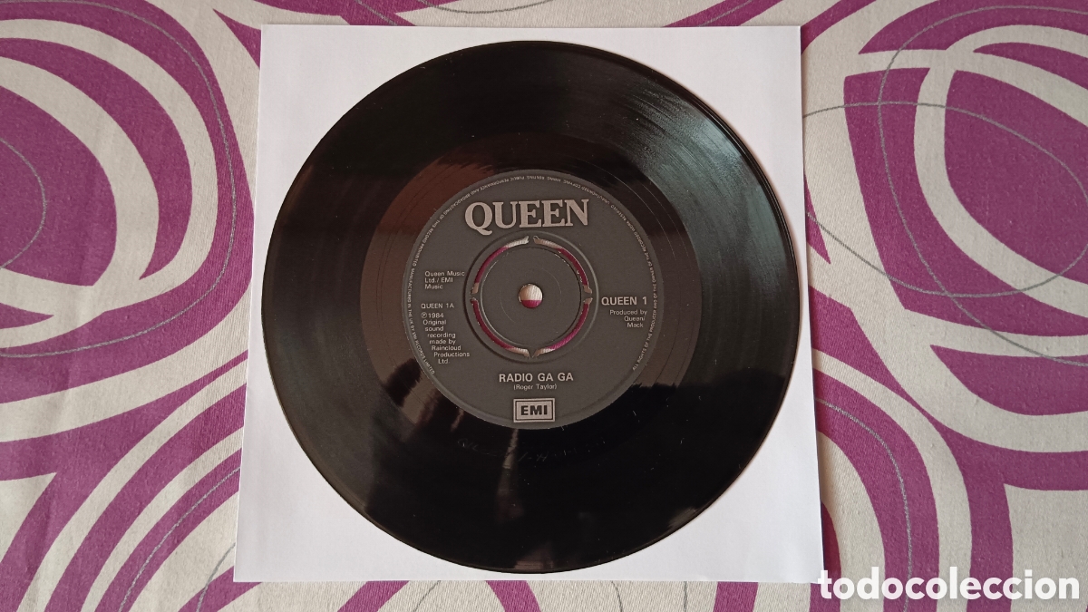 Discos de vinilo: Queen &ndash; Radio Ga Ga 7&rdquo; Single - Foto 2