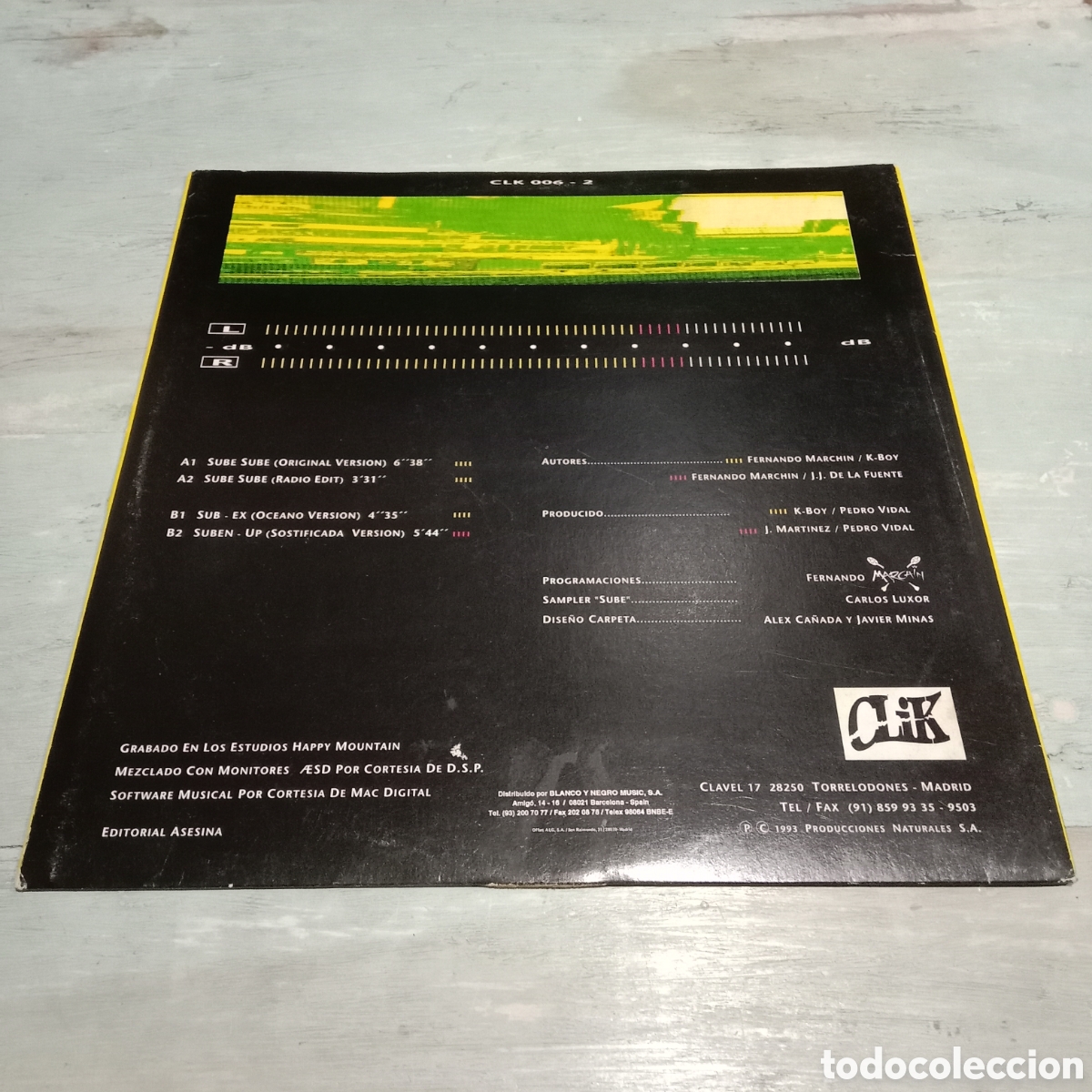 Discos de vinilo: MARCHIN - SUBE SUBE - MAXI-SINGLE 12&rdquo; - Foto 2