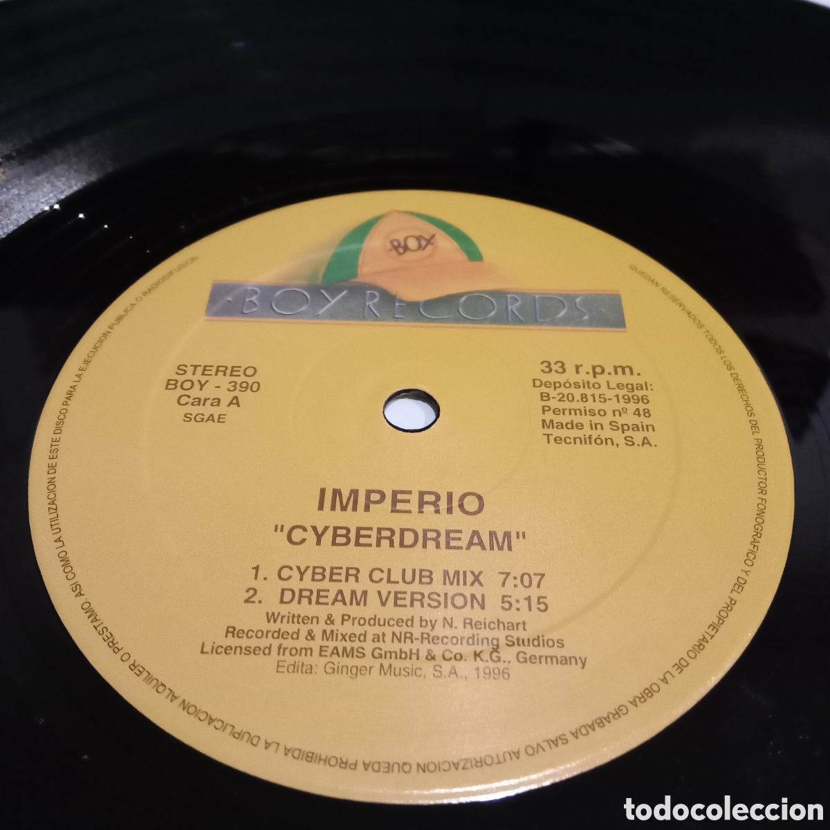 Discos de vinilo: IMPERIO - CYBERDREAM - MAXI-SINGLE 12&rdquo; - Foto 4