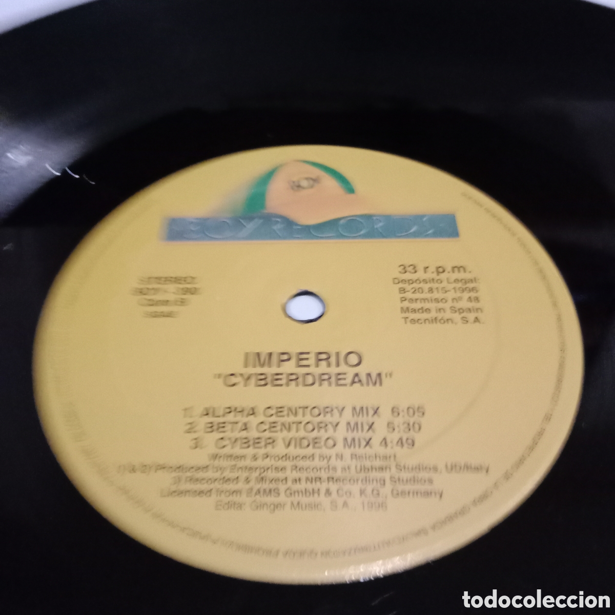 Discos de vinilo: IMPERIO - CYBERDREAM - MAXI-SINGLE 12&rdquo; - Foto 5