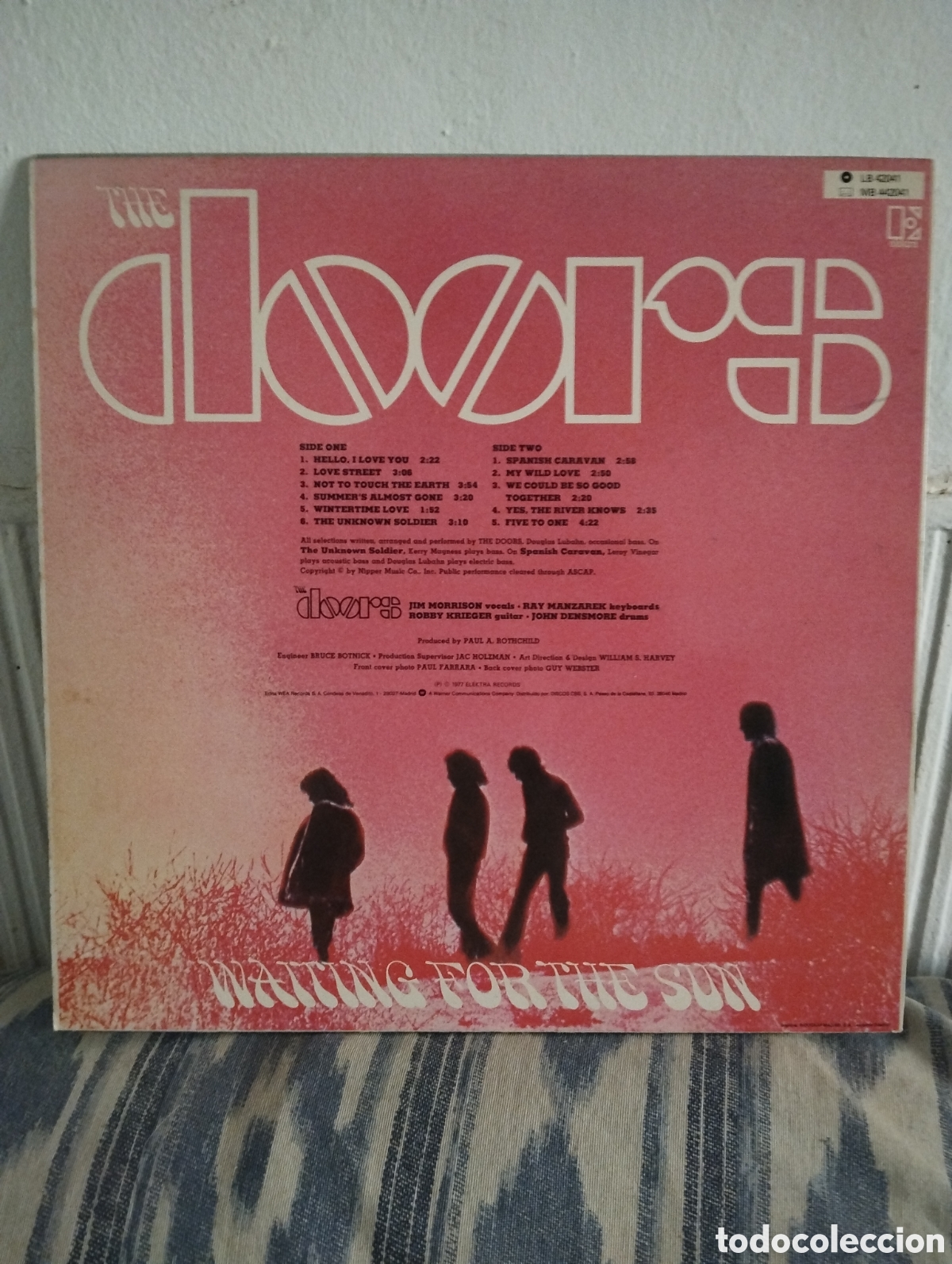 Discos de vinilo: THE DOORS , WATTING FOR THE SUN - Foto 2