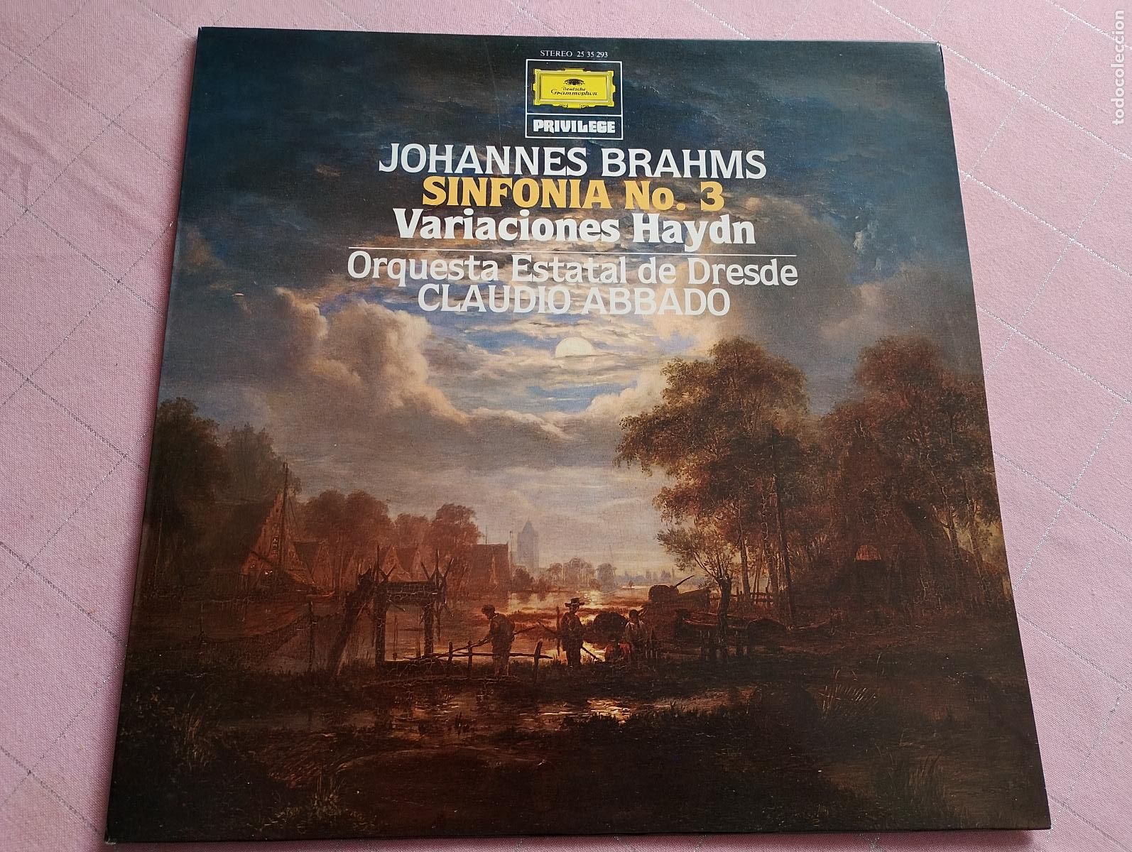 Discos de vinilo: Johannes Brahms - Claudio Abbado, Orquesta Estatal De Dresde* &lrm;&ndash; Sinfonia n&ordm; 3 &bull; Variaciones Haydn