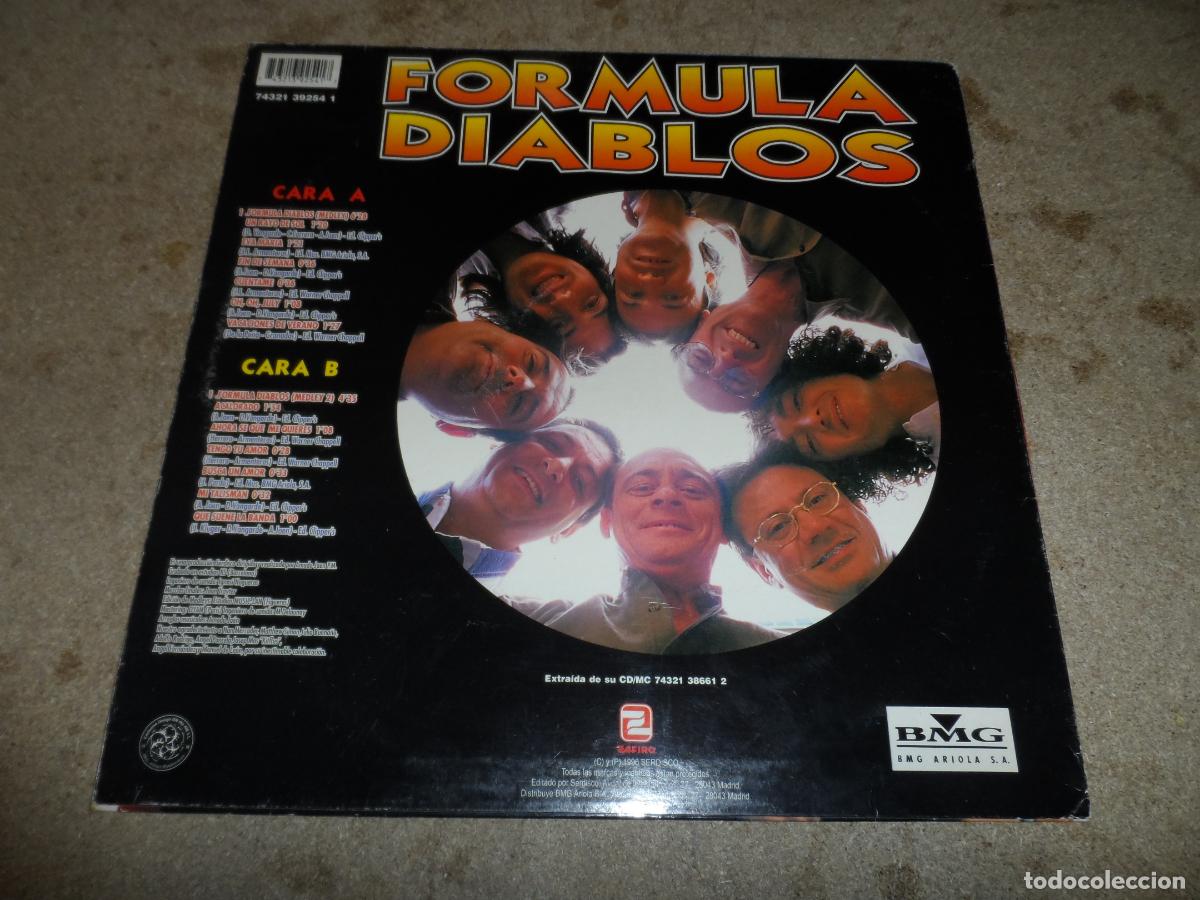 Discos de vinilo: FORMULA DIABLOS / LOS DIABLOS - TODOS LOS EXITOS ORIGINALES (SPAIN 1996) - Foto 2